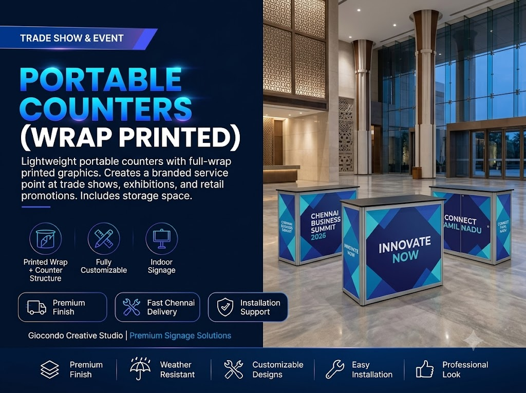 Portable Counters (Wrap Printed)