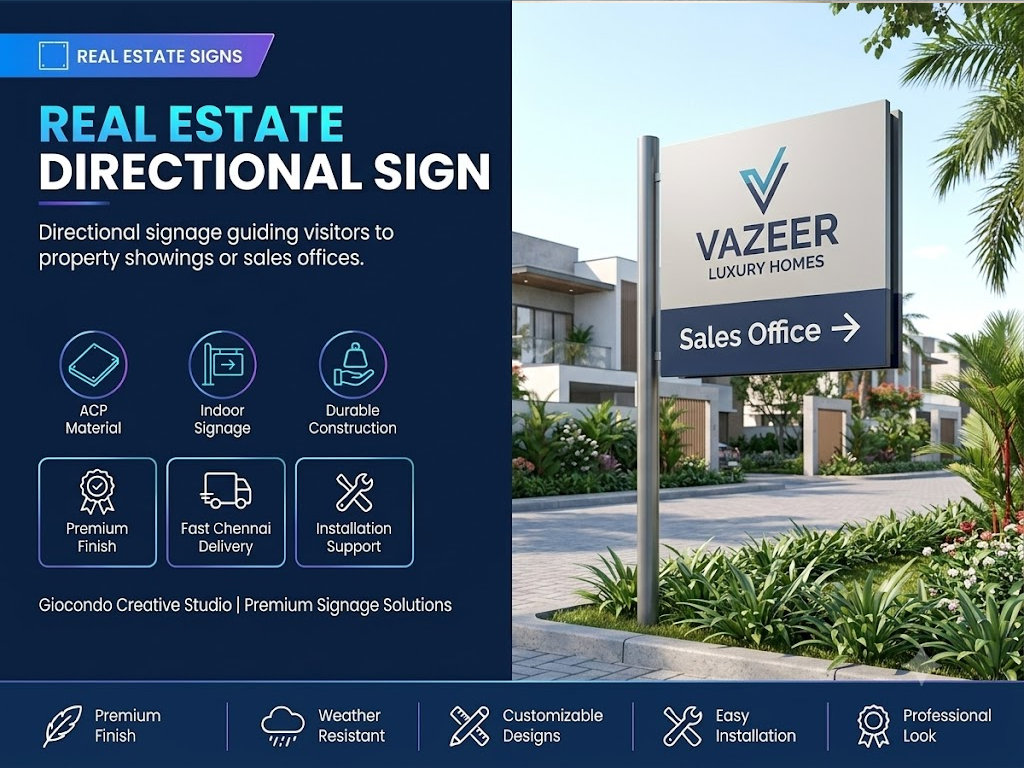 Real Estate Project Site Sign