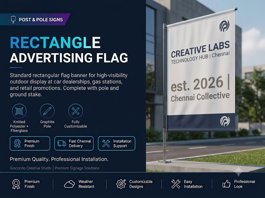 Rectangle Advertising Flag