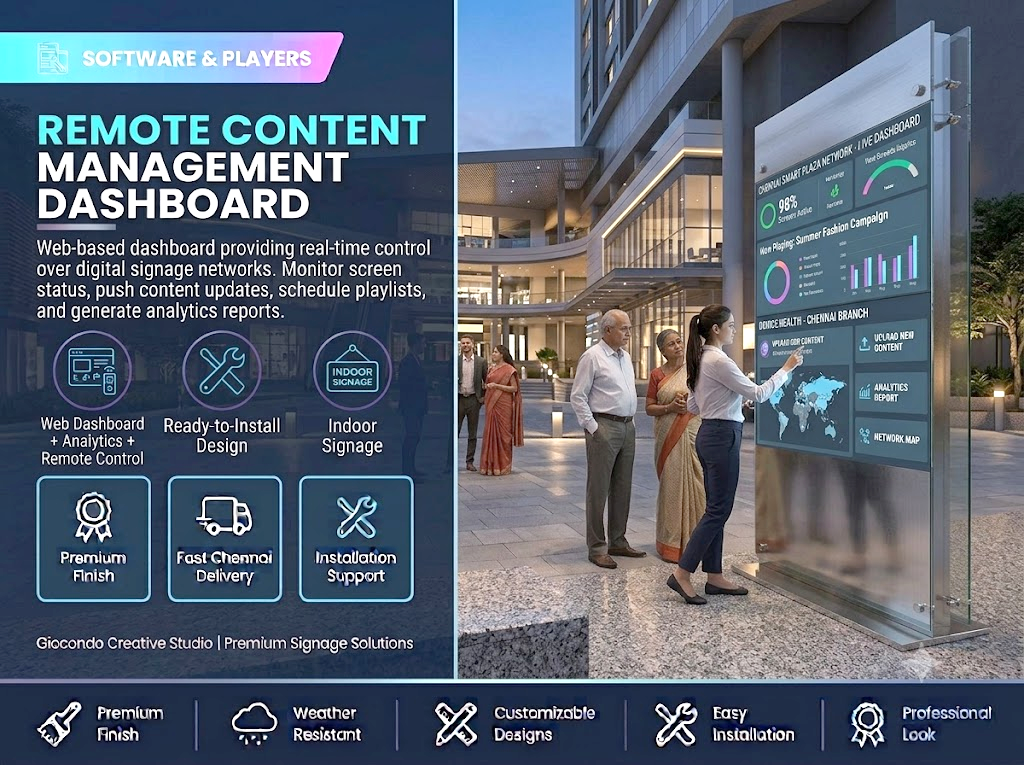 Remote Content Management Dashboard