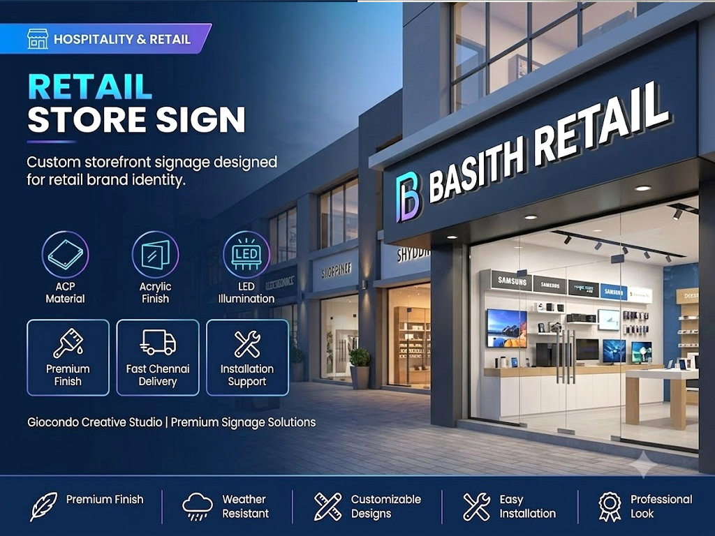 Retail Store Sign