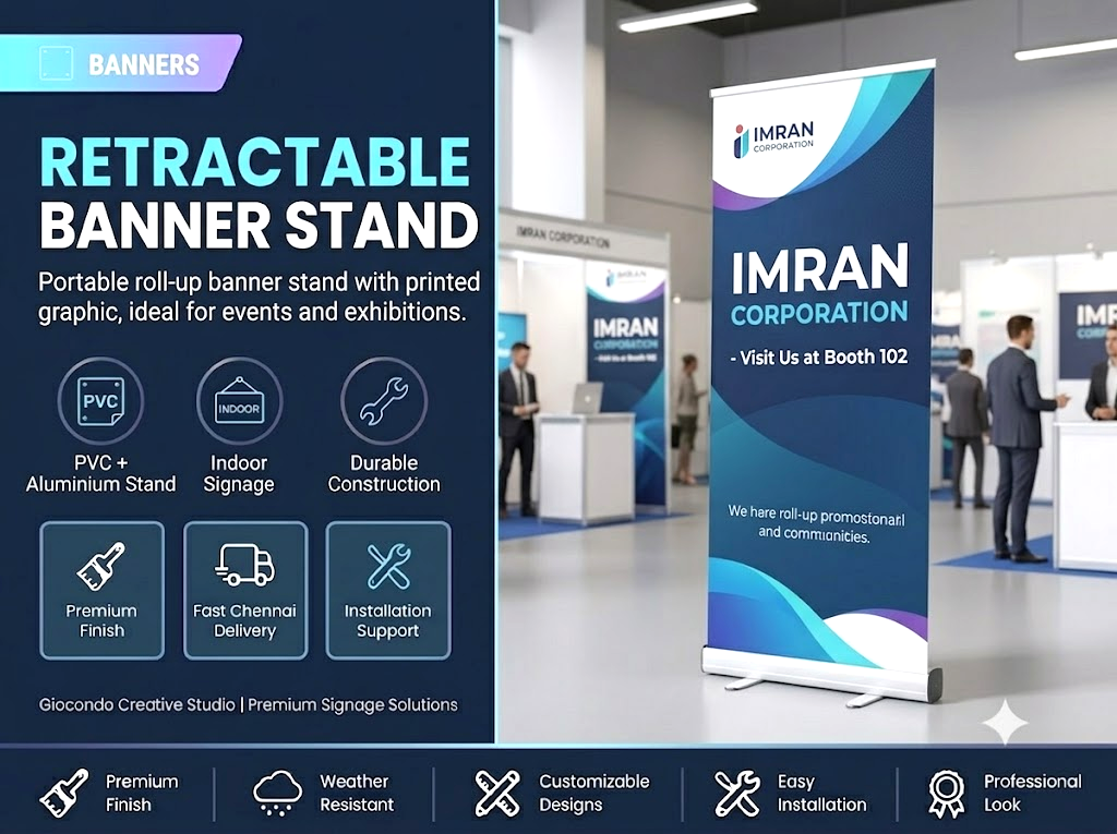 Retractable Banner Stand