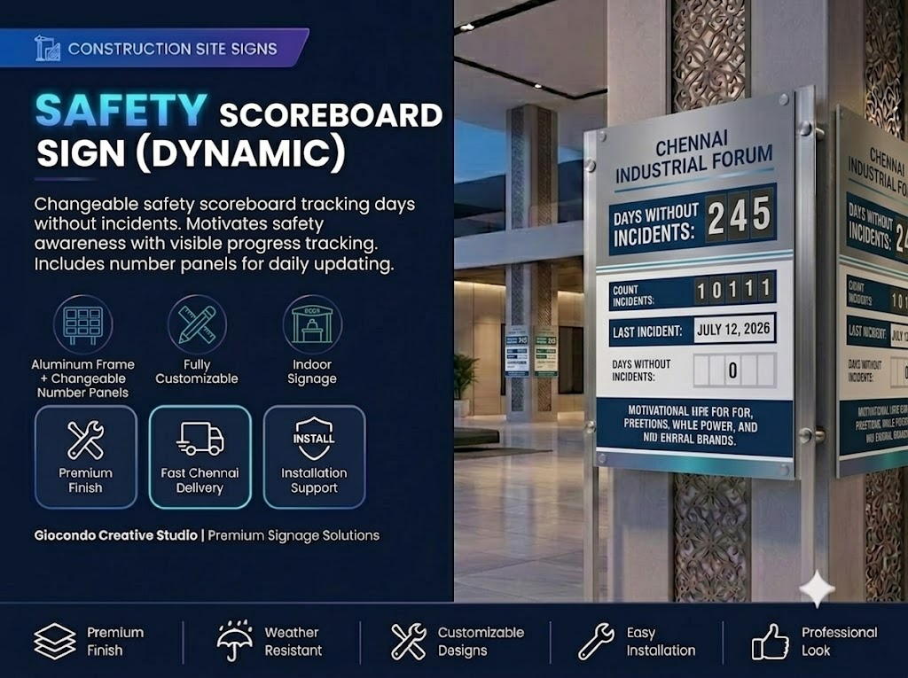 Safety Scoreboard Sign (Dynamic)