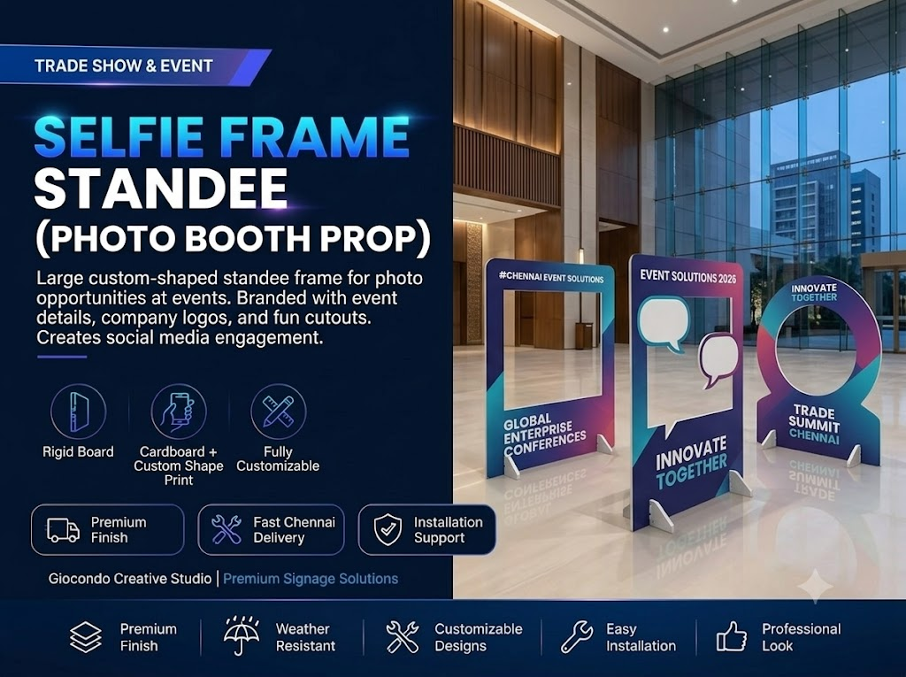 Selfie Frame Standee (Photo Booth Prop)