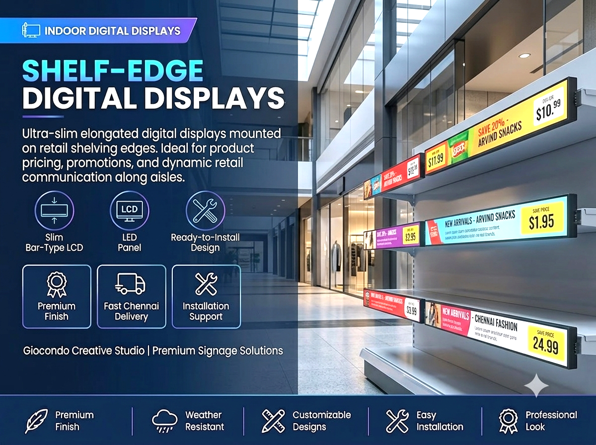Shelf-Edge Digital Displays
