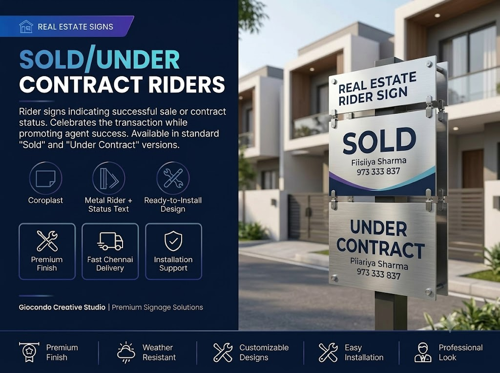 Sold/Under Contract Riders