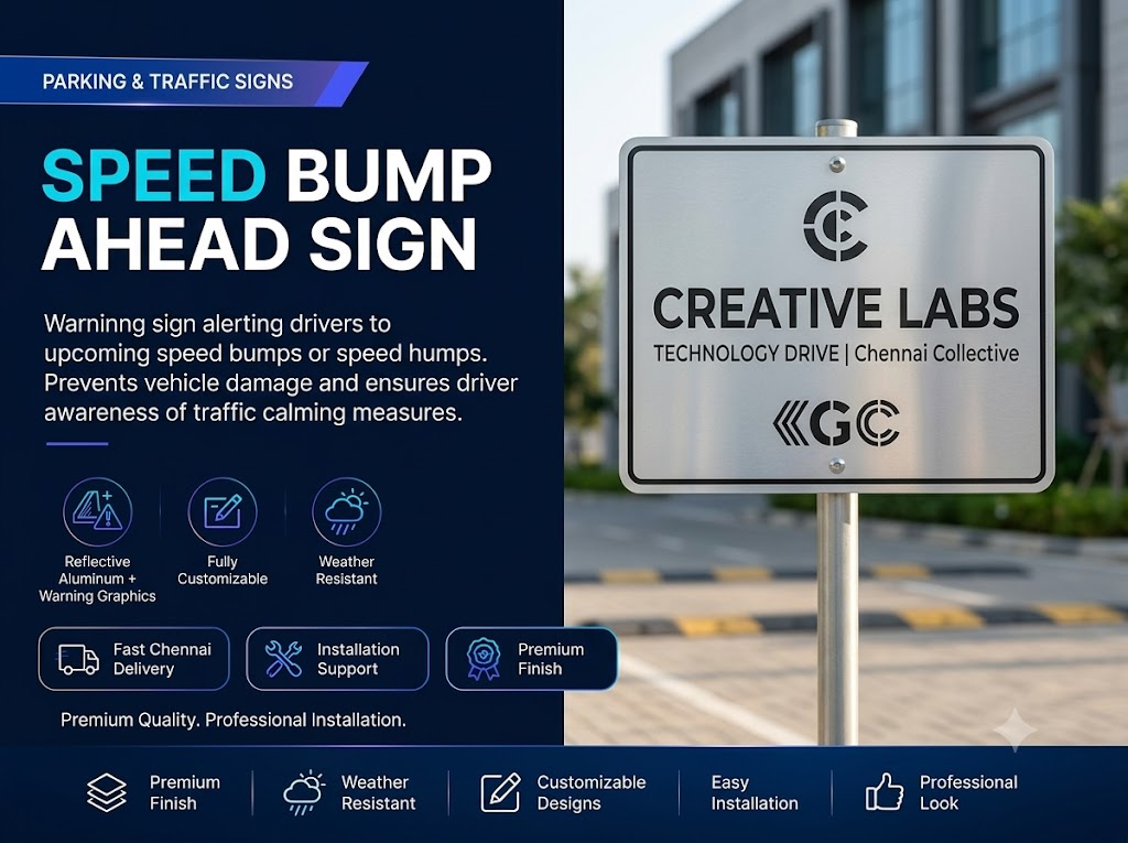 Speed Bump Ahead Sign
