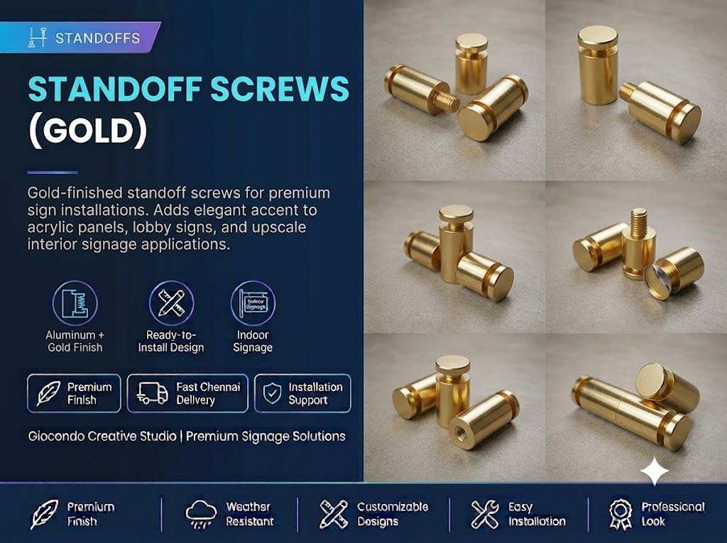 Standoff Screws (Gold)