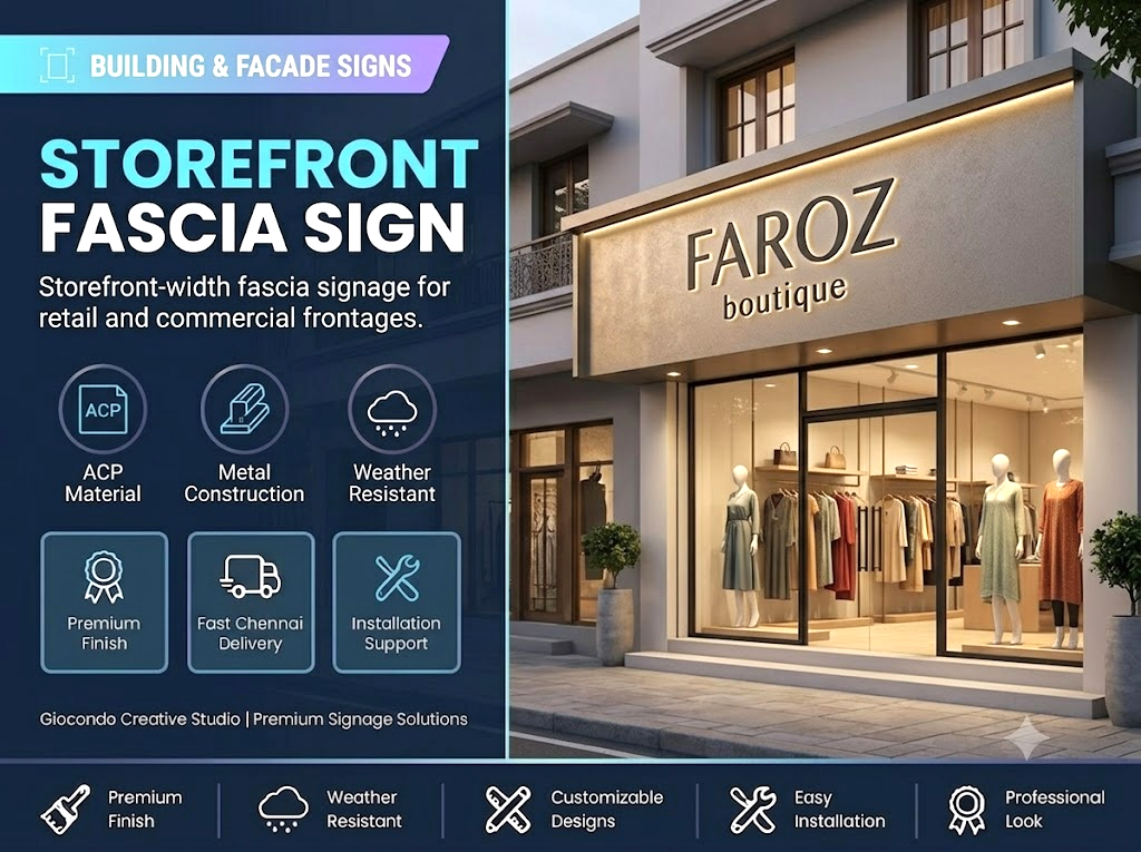 Storefront Fascia Sign