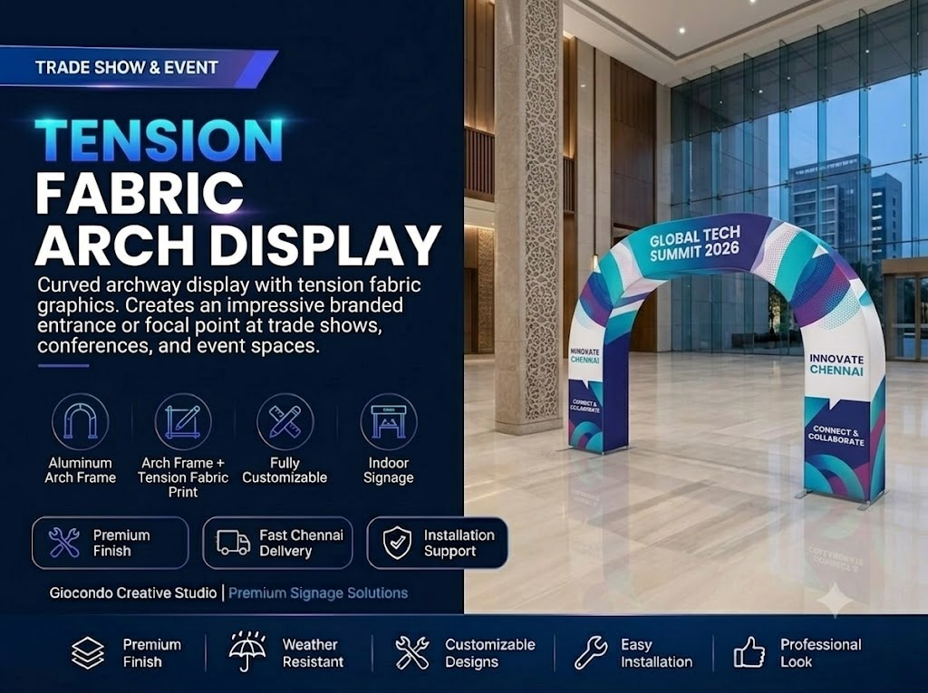 Tension Fabric Arch Display