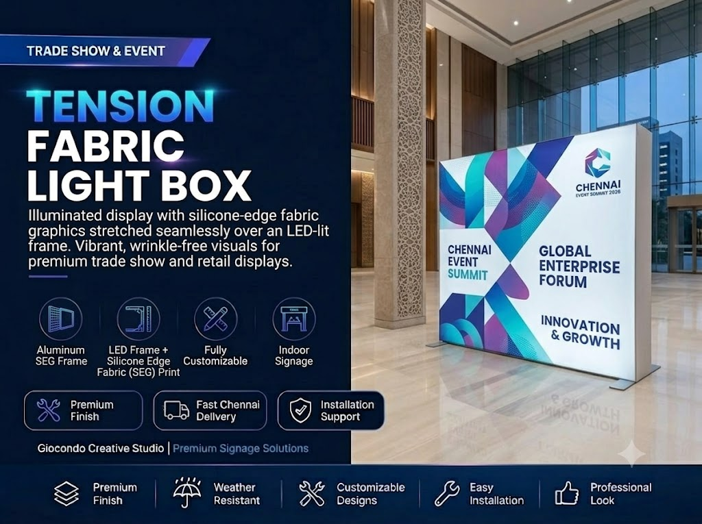 Tension Fabric Light Box
