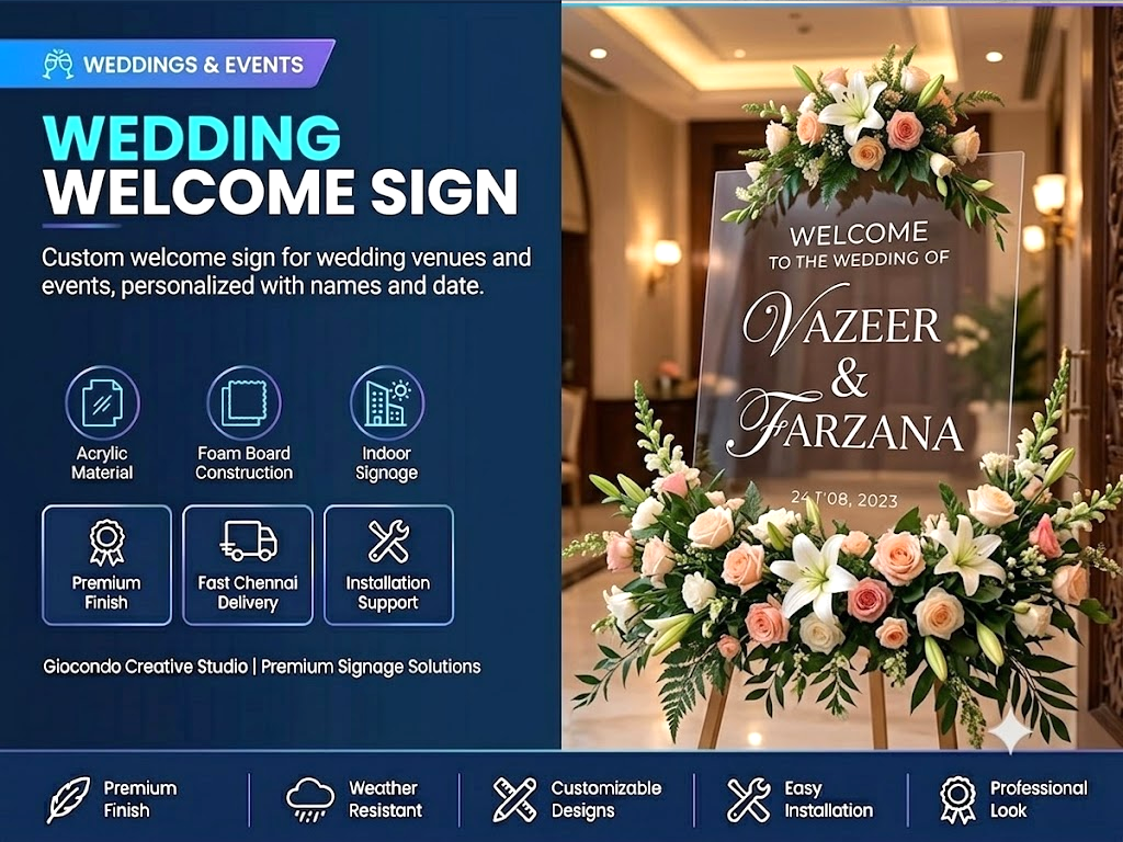Wedding Welcome Sign