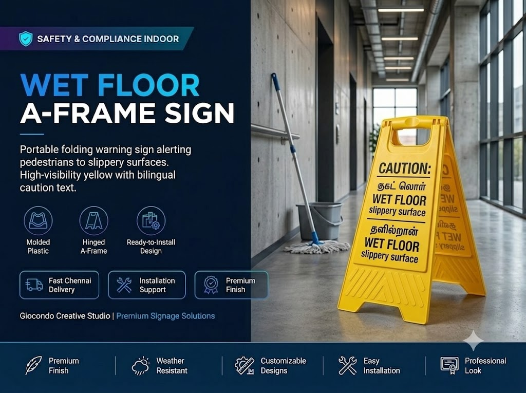 Wet Floor A-Frame Sign