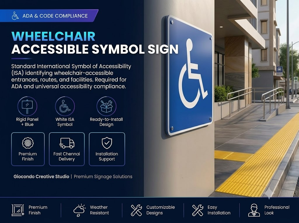 Wheelchair Accessible Symbol Sign