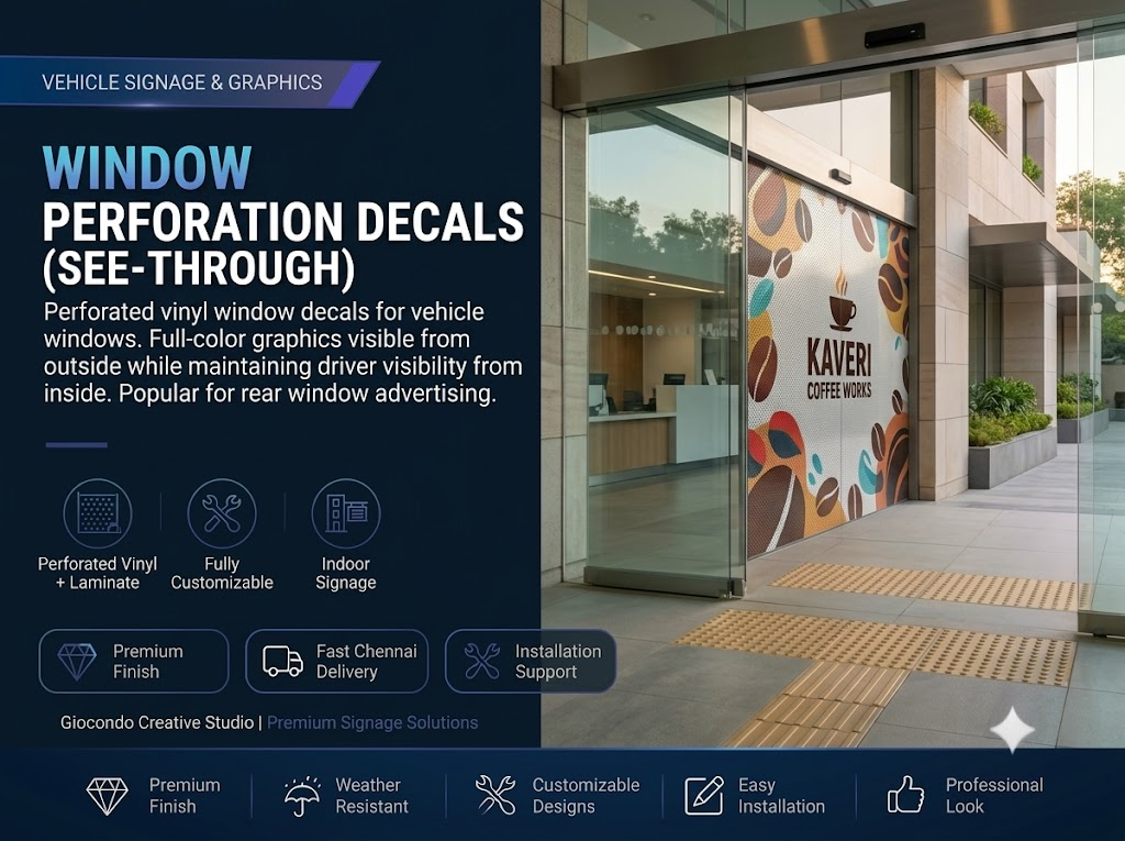 Window Perforation Decals (See-Through)
