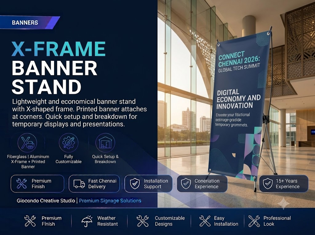 X-Frame Banner Stand