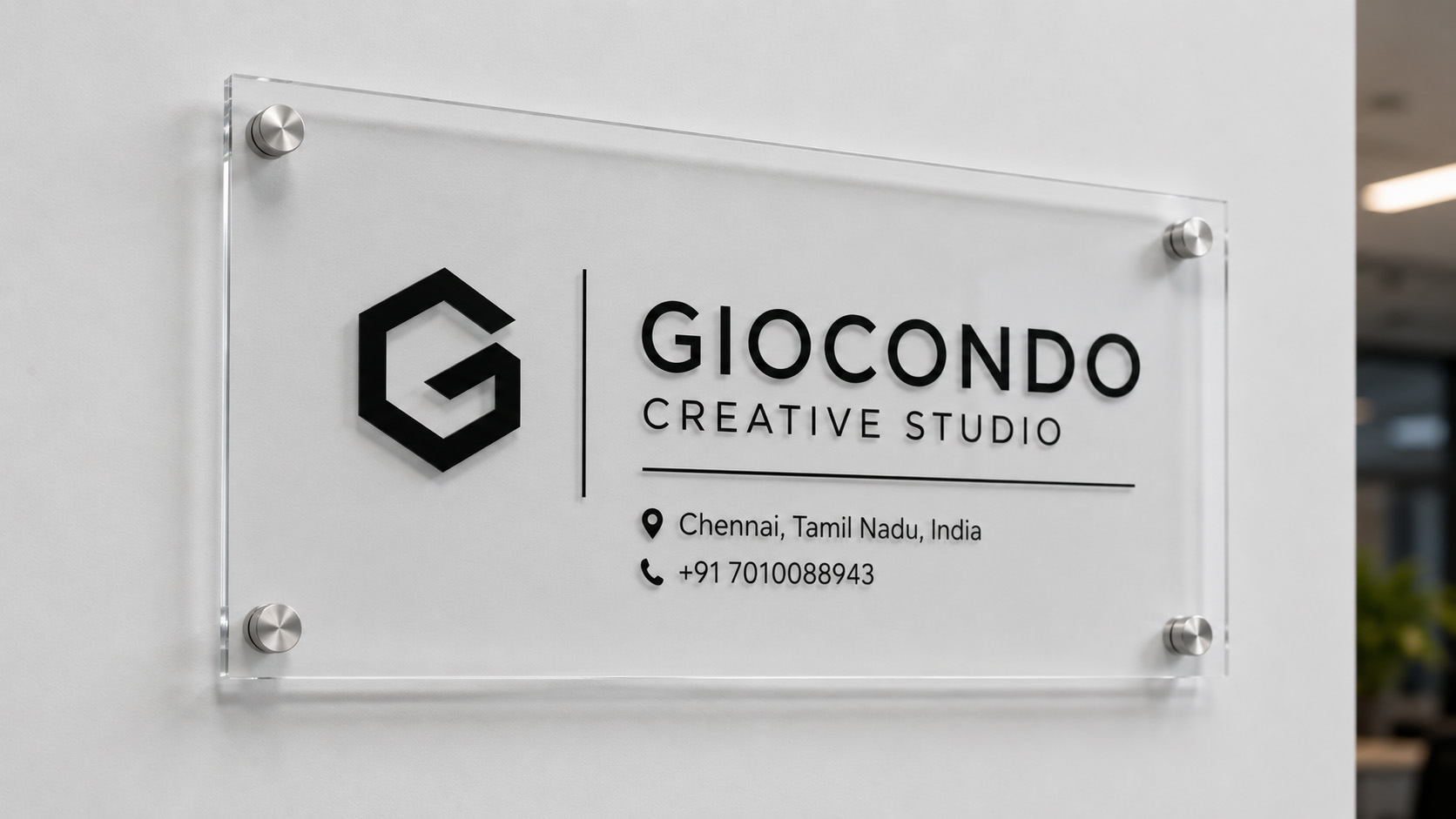 Acrylic Name Board